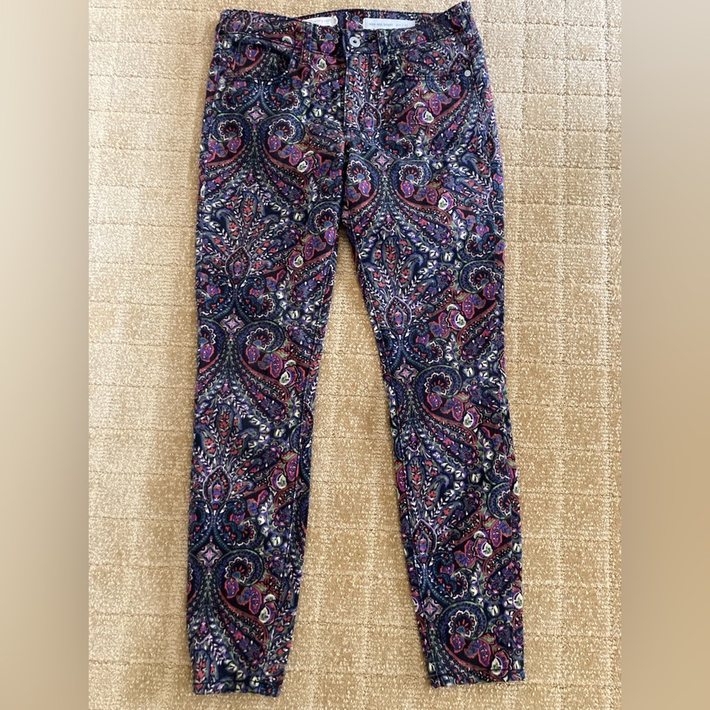 Pilcro Anthro high rise skinny jeans sz 27